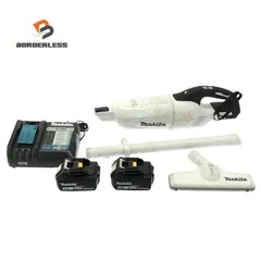 ☆中古品☆makita マキタ 18V 充電式クリーナー CL281FD バッテリ2個(18V3.0Ah) 充電器付 コードレス 掃除機 電動工具118672