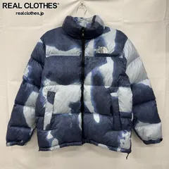 Supreme×THE NORTH FACE/シュプリーム×ノースフェイス【21AW】Bleached Denim Print Nuptse Jacket/ヌプシ ジャケット/L