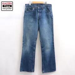 70s USA製 vintage Levi's 517 ブーツカット デニムパンツ メンズ Lサイズ相当