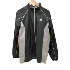 アディダス adidas 00s Y2K ロゴ刺繍 パイピング バイカラー トラックジャケット メンズ JPN：L 