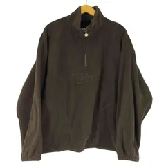 ケボズ KEboz ロゴ刺繍 ハーフジップフリーススウェット メンズ  M