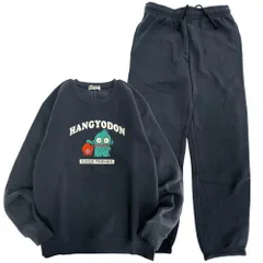 ハンギョドン トレーナー スウェット パンツ セットアップ 裏起毛 ルームウェア 部屋着 パジャマ サンリオ hg1654-85