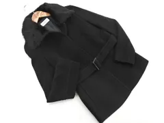 KUMIKYOKU 組曲 ウール混 ベルト付き ジャケット size3/黒 ◇■ レディース