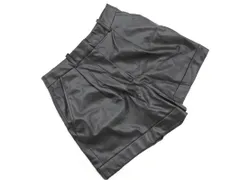 ZARA ザラ フェイクレザー ショート パンツ sizeXS/黒 ◇■ レディース