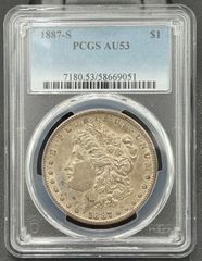 1887年 MORGAN SILVER DOLLAR アメリカPCGS MS64 - メルカリ
