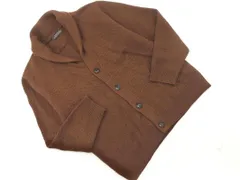 nano universe ナノユニバース ウール混 カーディガン sizeL/茶 ◇■ メンズ