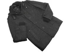 ZARA MAN ザラ マン ウール混 フェイクレイヤード コート sizeL/チャコール ◇■ メンズ