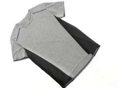 THE NORTH FACE ザノースフェイス 切替 Tシャツ sizeM/グレーｘ黒 ■◆ メンズ