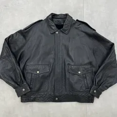 NORTH BEACH LEATHER　ノースビーチレザー　A-2　レザー　フライトジャケット　ブルゾン　本革　黒　メンズ　ライナー付き　a00619