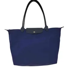 ロンシャン LONGCHAMP ル・プリアージュネオ ネイビー ナイロン レザー 2WAYトートバッグ レディース 表記無 