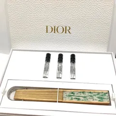 Dior ディオール プラチナ会員限【非売品】 扇子＋フレグランス 香水 メゾンクリスチャンディオール ラッキーファンセット 【中古】JA-25377