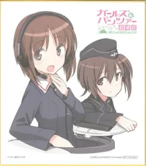 劇場配布 劇場版ガールズ&パンツァー 島田フミカネ 描きおろし複製ミニ色紙【みほ/まほ】 1週目