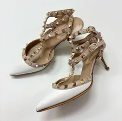 VALENTINO GARAVANI ヴァレンティノ ガラヴァーニ ロックスタッズ ヒール パンプス 大人 MADE IN ITALY イタリア製 サイズ 35 705