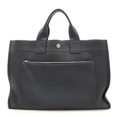 HERMES エルメス サックベルラン40 トートバッグ ハンドバッグ ブッフル レザー ブラック 黒 シルバー金具