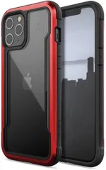 Xdoria X-Doria iPhone 12 Pro Max 2020 6.7インチ 対応 ケース DEFENSE SHIELD シリーズ 米軍MIL規格取得 MIL-STD-810G (レッド,  iPhone 12 Pro Max，)