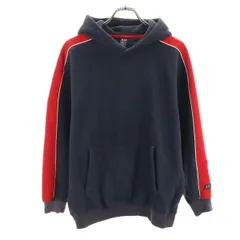 GAP ギャップ 長袖 フリース パーカー XXL ネイビー 裏起毛 プルオーバー キッズ 古着