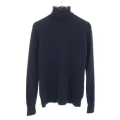 UNIQLO ユニクロ カシミヤ100％ 長袖 ニット M ネイビー系 セーター レディース 古着