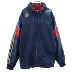 美品 adidas アディダス ウインドブレーカー 2XO ネイビー 裏メッシュ メンズ 古着