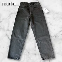 【新品タグ付き】24SS marka マーカ M24B10PT11C グレー 5ポケットデニム パンツ ジーンズ ハイウエスト ストレート 日本製 コットン100% SIZE1 人気カラー こなれ感あるウォシュカラー B0744のサムネイル