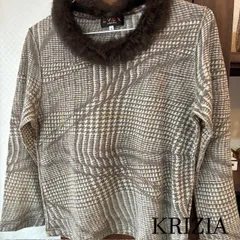 エヴェックス バイ クリツィア　EVEX by KRIZIA ファー付ニットトップス