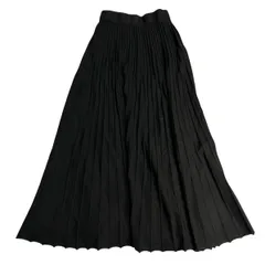 C404 Laule'a ラウレア スカート フレア プリーツ ブラック シンプル ロング レディース サイズ不明