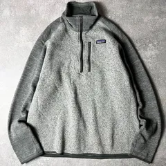 15年製 Patagonia ハーフジップ 2トーン 切替 ベターセーター ジャケット L / パタゴニア フリース プルオーバー ハイネック グレー