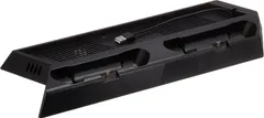 【HY】【美品】KJH CHARGING STAND KJHPS4PRO-03 PS4 Pro専用 縦置きスタンド 冷却ファン搭載 コントローラー2台同時充電 USBハブ付き ゲーム周辺機器[送料無料(一部地域を除く)]HY003
