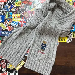 ポロラルフローレン ポロベア ケーブル マフラー