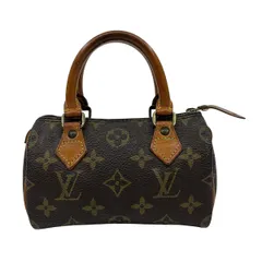 LOUIS VUITTON ルイヴィトン ミニ スピーディ ハンドバッグ M41534 レディース モノグラム ブラウン 中古