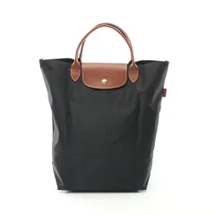 ロンシャン Longchamp トートバッグ ル プリアージュ オリジナル M ショッピングバッグ 10168089001 ブラック ナイロン レザー ル プリアージュ オリジナル M ショッピングバッグのサムネイル
