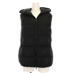 デュベティカ DUVETICA ダウンベスト フード付き ジップアップ 40 黒 /YM