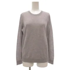 セオリーリュクス theory luxe ニット カットソー クルーネック 長袖 38 グレー /NU