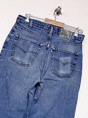 501 LOOSE シルバータブ 風 デニム ブラック 黒 w32 l30 - メルカリ