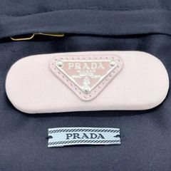 PRADA トライアングル ロゴ プレートバレッタ 箱 紙袋 リボン付き 