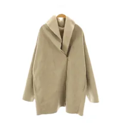 ガリャルダガランテ GALLARDAGALANTE ネイビー NAVY ムートンコート フェイク ジップアップ F ベージュ /HK ■OS