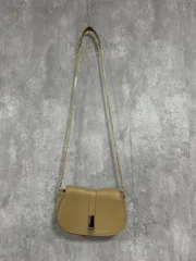 TOMMY HILFIGER トミーヒルフィガー チェーン ショルダー バッグ sizeF/ベージュ  ■■ レディース