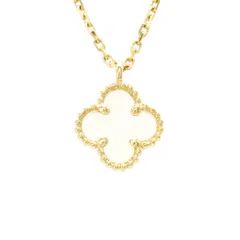 Van Cleef & Arpels ヴァン クリーフ & アーペル VCA スウィートアルハンブラ ペンダント ネックレス K18YG シェル VCARF69100