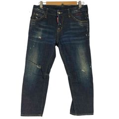 DSQUARED2 ディースクエアード 42-44相当 クロップドジーンズ - メルカリ