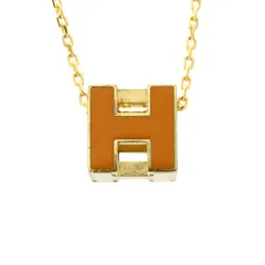 HERMES エルメス　CAGE D ' H カージュ・ド・H ペンダント Hermes Cage d'H Pendant Necklace w/ Box – OLIVER'S