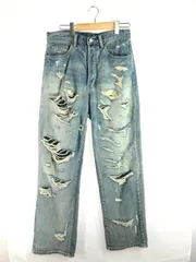 【中古品】 MNML ミニマル ULTRA BAGGY DISTRESSED DENIM ウルトラ バギー ダメージ デニム ジーンズ ボトムス 【152-250914-rt-12-tag】