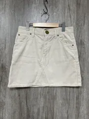 Lee リー コーデュロイ タイトスカート ミニ スカート sizeS/白 ◇■ レディース