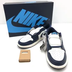 【中古美品】NIKE ナイキ AIR JORDAN 1 RETRO LOW OG OBSIDIAN CZ0790-400 エアジョーダン1 レトロ ロー OG オブシディアン スニーカー 靴 【160-250925-rt-19-tag】