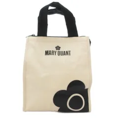 マリークワント MARY QUANT ランチバッグ 保冷 保温 ロゴ 花がら プリント ベージュ /JS
