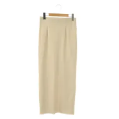 ガリャルダガランテ GALLARDAGALANTE 24SS ストレッチマキシタイトスカート ロング 0 アイボリー /AT ■OS