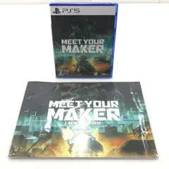 【中古美品】 【未開封】PlayStation5 PS5 プレイステーション5 プレステ5 ソフト Meet Your Maker ミートユアメーカー [CERO区分_Z / 18歳以上対象] ゲーム 【026-251010-yy-04-tag】