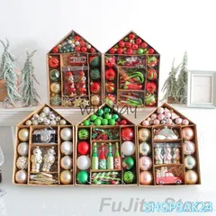 クリスマスツリー オーナメント クリスマス オーナメント 70ピース 北欧 飾り ボール レッド、ゴールド、 おしゃれ 樅676