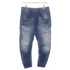 ディーゼル DIESEL Fayza-Ne デニムパンツ ジョグジーンズ ダメージ加工 ストレッチ W27 ブルー /YM