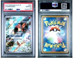 【PSA10】ヒトカゲ 051/049 (AR仕様)