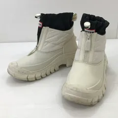 【中古品】HUNTER ハンター WOMENS INTREPID ANKLE ZIP SNOW BOOT WFS5000WWU レディース イントレピッド ジップ アンクル スノーブーツ 靴 【167-251016-rt-20-tag】