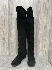 LAVORAZIONE ARTIGIANA ニーハイブーツ ロング ブーツ size３９/25ｃｍ/黒 ◆■◎レディース